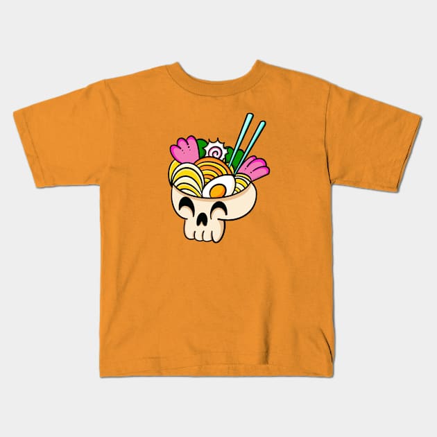 Ramen For Life Kids T-Shirt by Artist_In_Tomorrowland